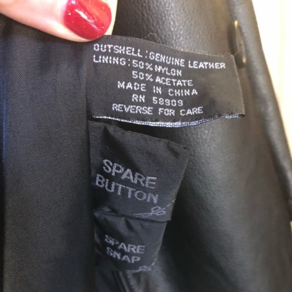 Roundtree and Yorke Leather Jacket - Picture 3 of 6